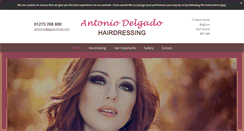 Desktop Screenshot of antoniodelgadohairdressing.co.uk